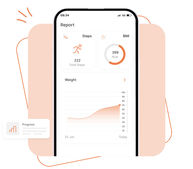 Progress tracking in Best Fitness App for User