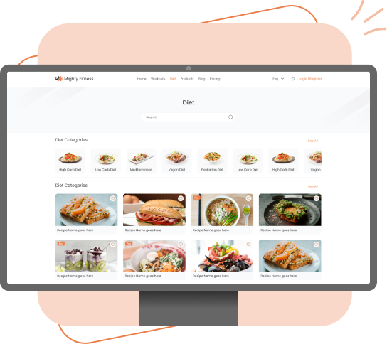 diet_page fitness website