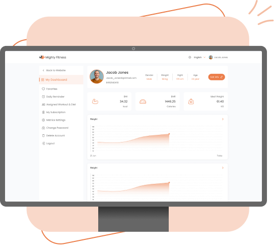 fit_user_profile fitness website
